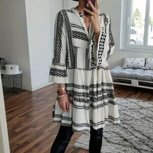 Tribal print dress
